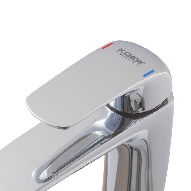 Смеситель для умывальника Koer KB-10008-01 хромированный (KR3470) Харьков - изображение 6