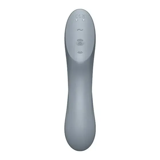 Вакуумний стимулятор з вібрацією Satisfyer Curvy Trinity 3 BlueGrey Львів
