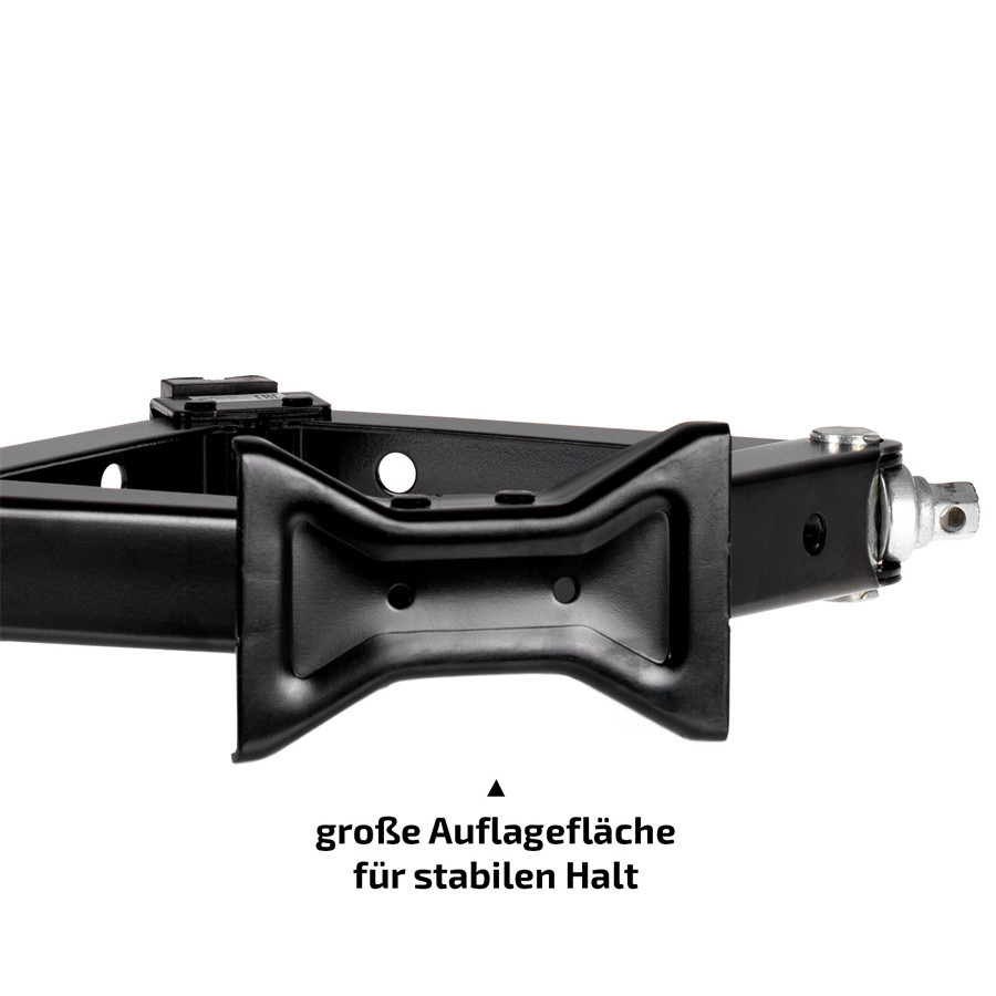 Преміум домкрат гвинтовий (ромб), з ручкою-трещіткою, 2т "BlackEdition", Heyner, 347210 Київ - фото 4