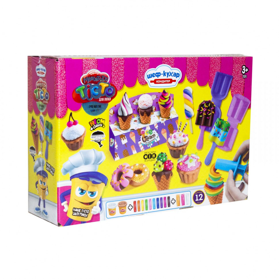 Набір для творчості "Тісто для ліплення" Master Do" Шеф-кухар Кондитер TMD-10-03U Вінниця - фото 1