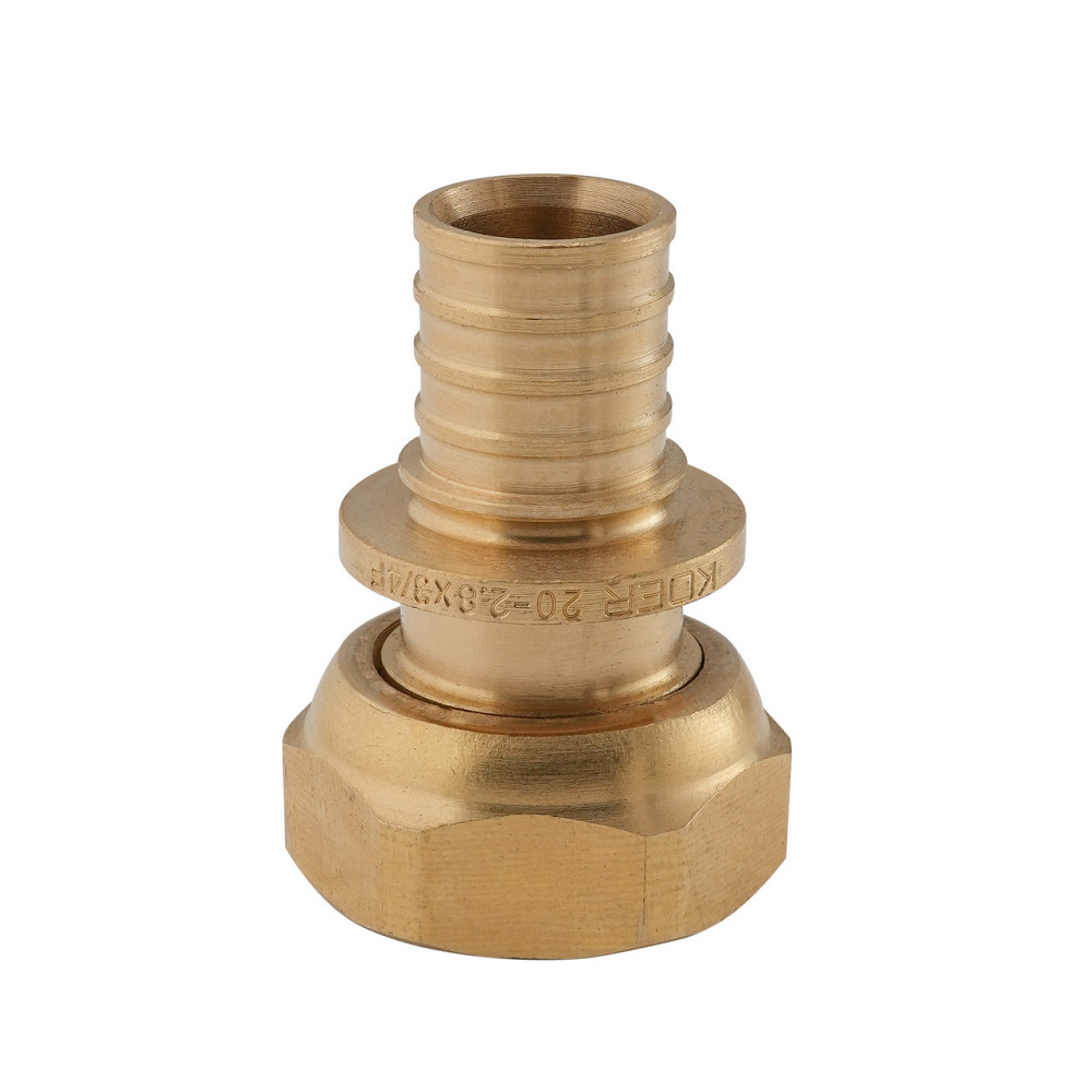 Перехідник з накидною гайкою під плоске ущільнення Koer KA.A08F-20S - 20(2.8mm) x 3/4"F (KR4867) Київ - фото 2