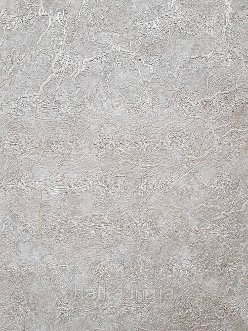 Шпалери вінілові на флізеліні гарячого тиснення DU&KA 1.06х10 вензель основа під штукатурку сірі коричневі Київ - фото 2