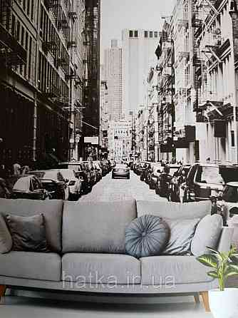 Шпалери вінілові на флізелін чорно білі Київ