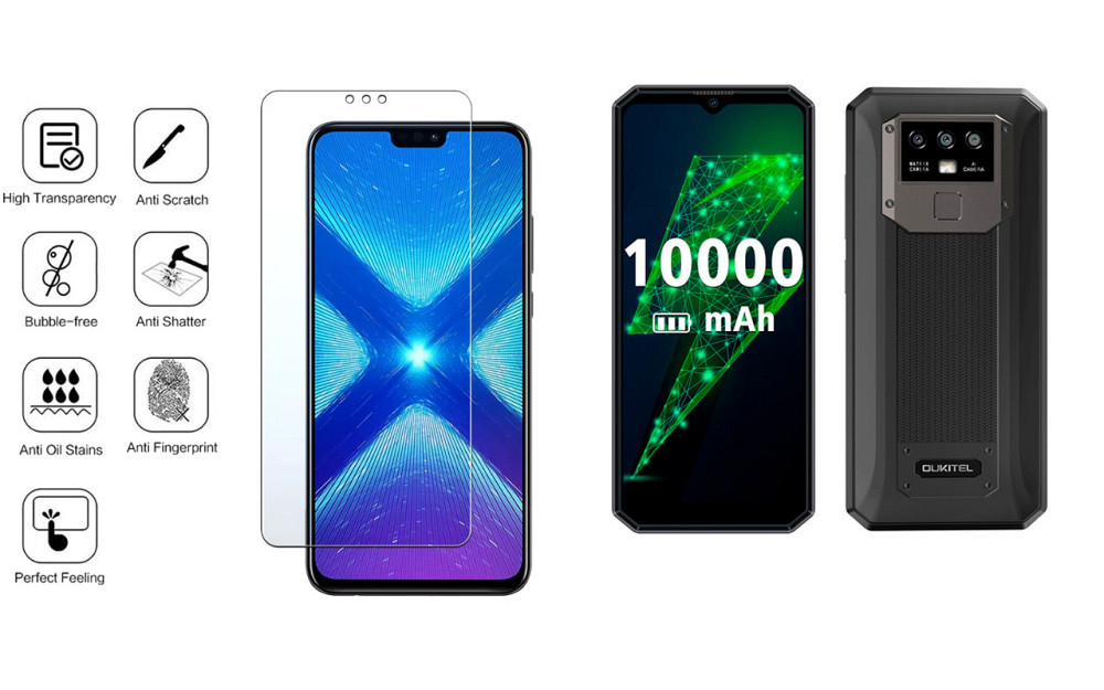 Захисне скло NeoGlass для Oukitel K15 Plus, Oukitel K15 Pro – надпрозоре та стійке Київ - фото 4
