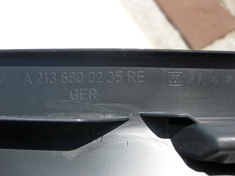 Mercedes-Benz  A2136800235 9051 Накладка порога чорна внутрішня передня права E-Class W213 Одеса - фото 3