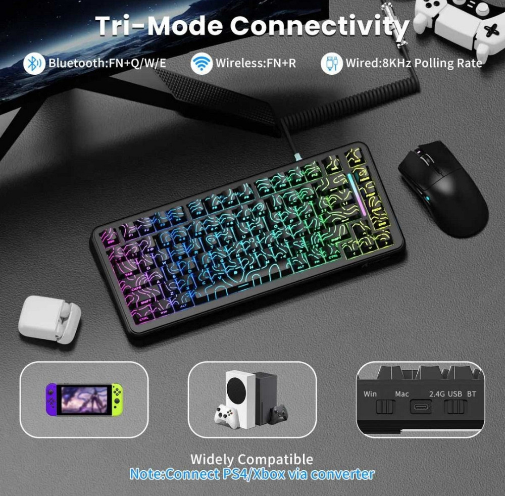 Ігрова Механічна Клавіатура Attack Shark X82 Pro Харків - фото 6