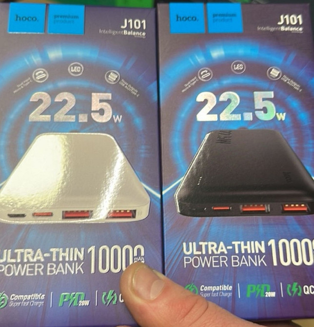 Hoco power bank J101 10000mAh 22.5 w. Харьков - изображение 1