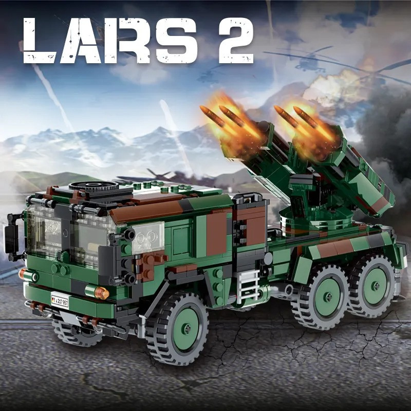 Конструктор детский Войнная машина LARS 2 артиллерийская установка на 986 деталей Каменец-Подольский - изображение 4