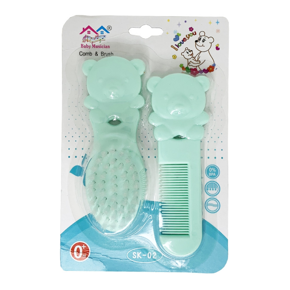Набор детский расческа и щетка 