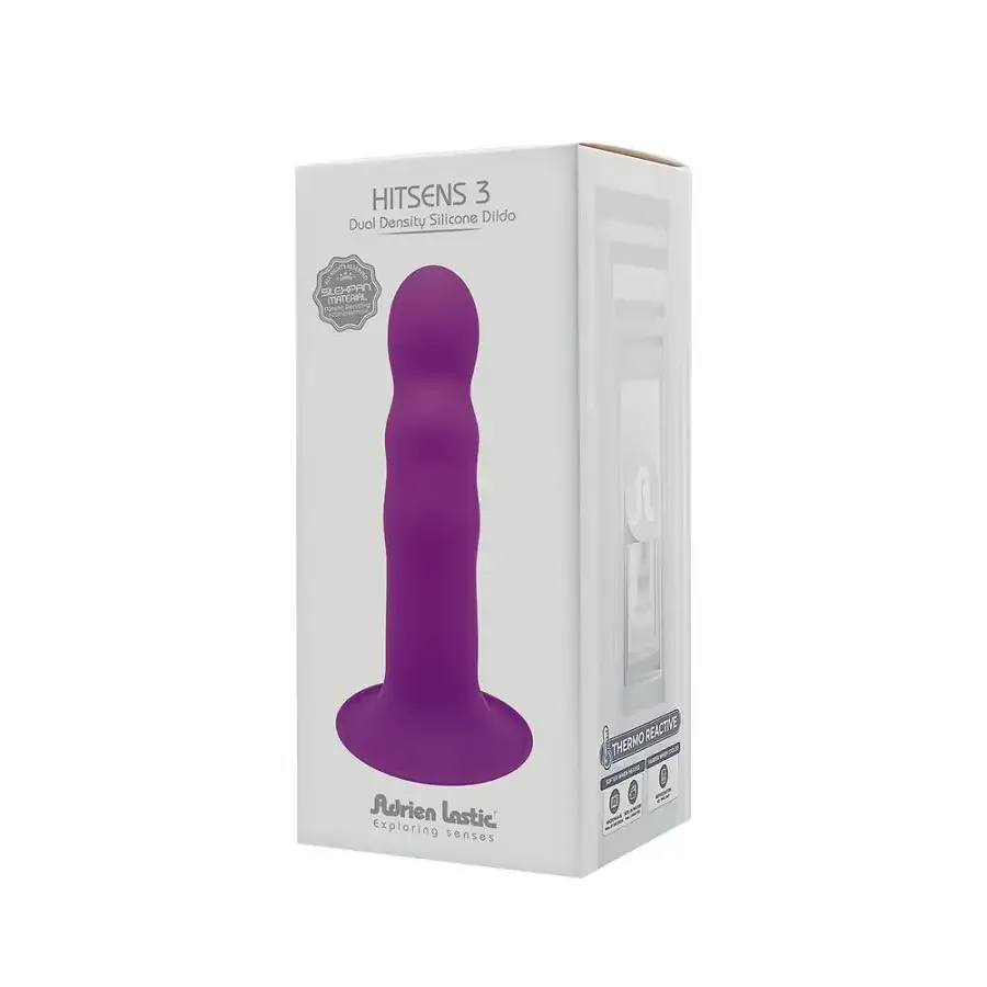 Дилдо з присоскою Adrien Lastic Hitsens 3 Purple, відмінно для страпона, діам. 4,1см, довжина 18,2см Львів - фото 6