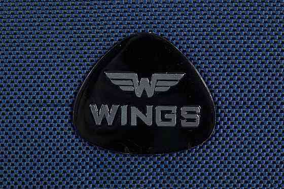 Валіза тканинна WINGS 6802 велика 75 см темно-синя 4 колеса Київ