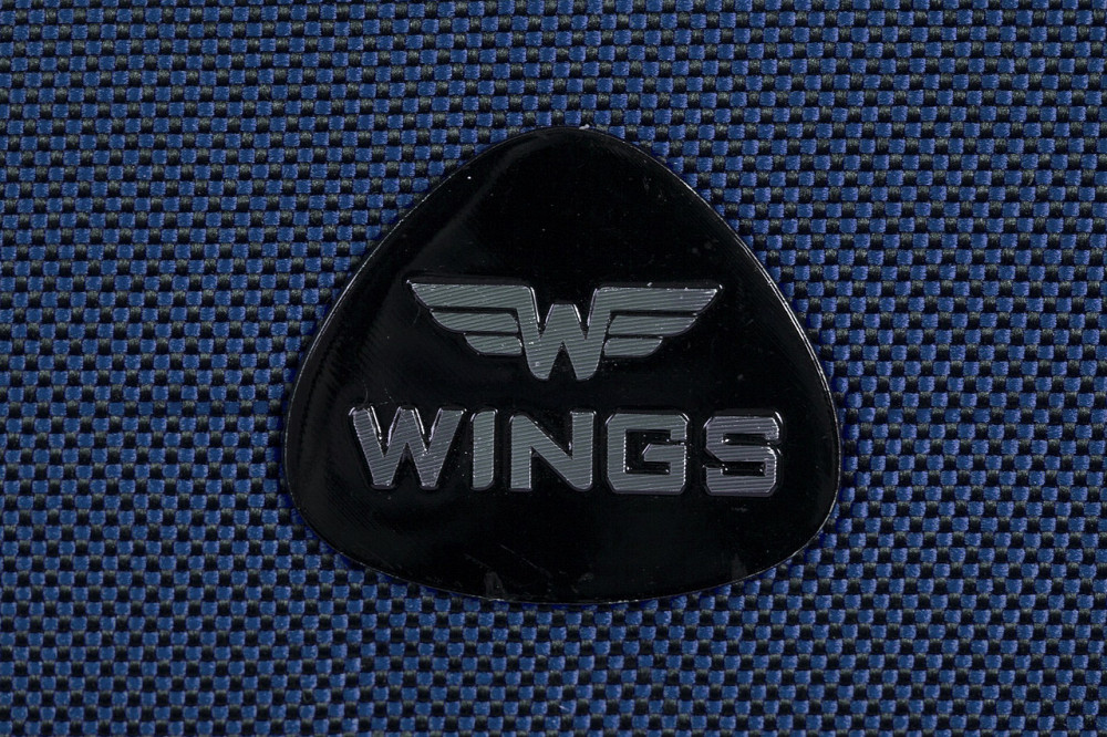 Валіза тканинна WINGS 6802 велика 75 см темно-синя 4 колеса Київ - фото 4