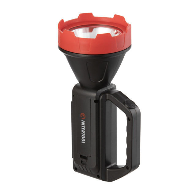 Фонарь аккумуляторный 1 LED + 1 COB, power bank, индикатор заряда, солнечная панель INTERTOOL LB-0107 Киев - изображение 6