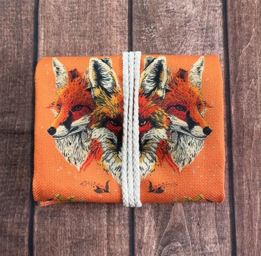 Сумка для зберігання карт Таро 38×17 см з лисицями та місячними символами — футляр для рун і карт Київ - фото 3