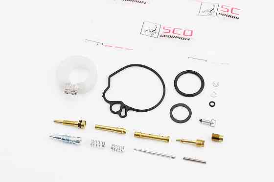 Ремонтний комплект карбюратора Honda TACT AF16, 16 деталей + поплавок Київ