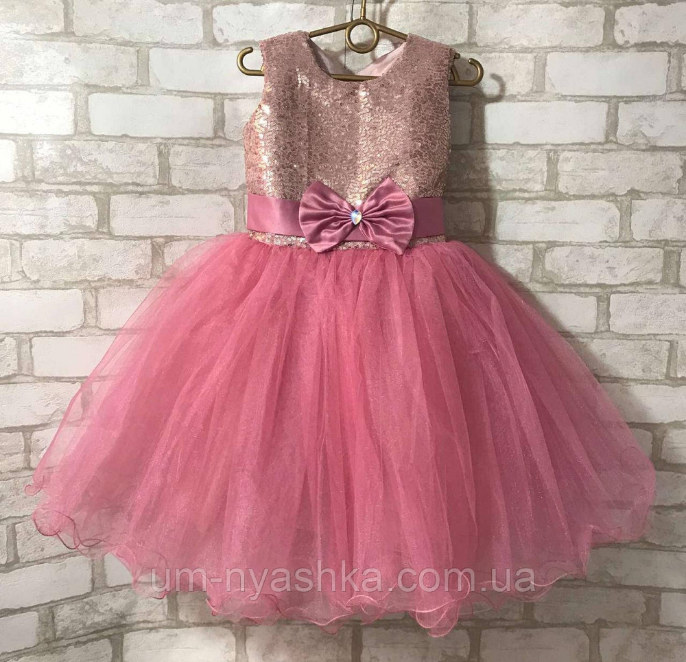 Дитячі святкові сукні з паєтками на зростання 92-110 Кривий Ріг - фото 5