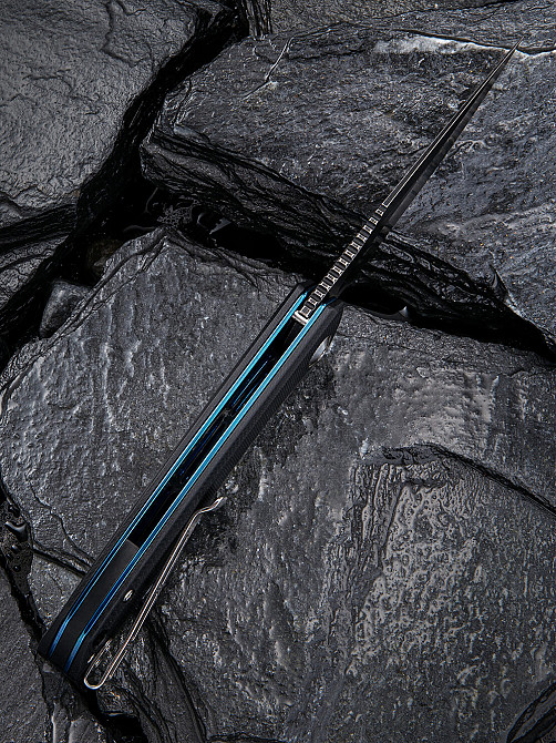 Ніж складаний туристичний Civivi Baklash, (8.9 см) 9Cr18MoV / G10 чорний Київ - фото 7