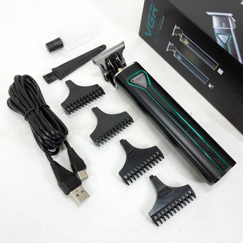 Багатофункціональний тример для стрижки волосся і бороди VGR, Електронна машинка для стрижки LV-56 Київ - фото 9