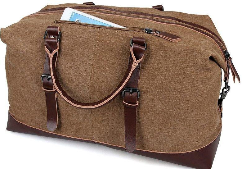 Сумка дорожня Vintage 14580 Коричнева Київ - фото 8