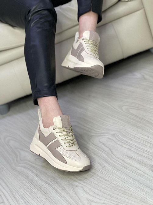 AVALON Кросівки жіночі AVALON 619 бежеві (весна-осінь, шкіра натуральна) (4999) 36-40 Коломия - фото 3