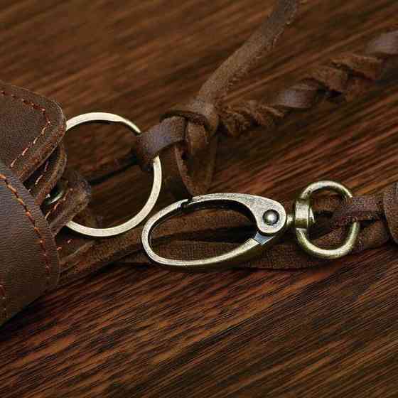 Чоловік клатч з вінтажній шкіри Коричневий (Vintage) Київ