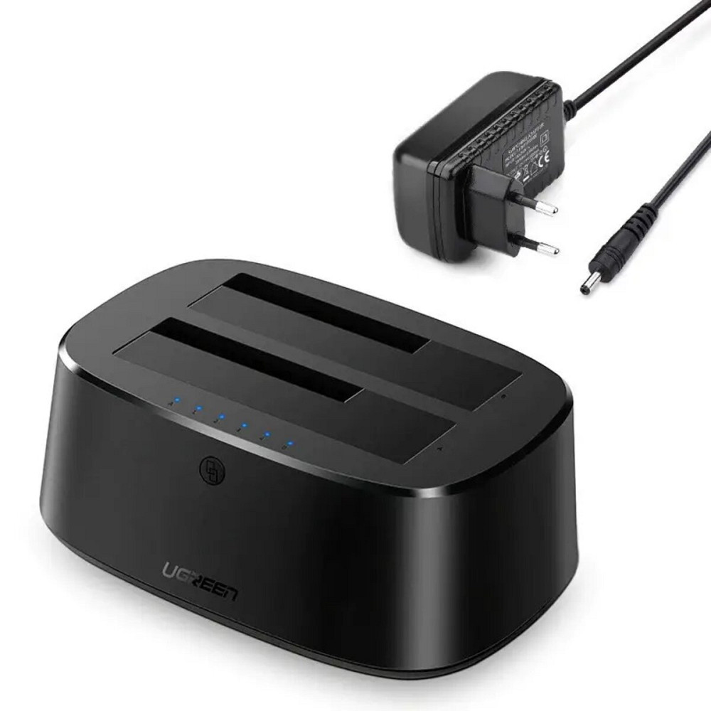 Док-станція UGREEN CM198 USB 3.0 to SATA Dual-Bay Hard Drive Duplicator/Cloner EU(UGR-50857) (UGR-50857) Київ - фото 3