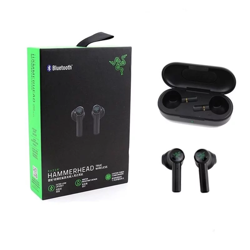 Беспроводные Bluetooth наушники Razer Hammerhead True WL Mic с кейсом (Black) Винница - изображение 7