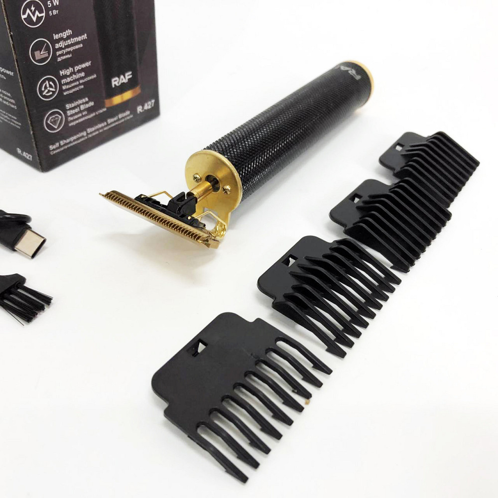 Аккумуляторная машинка для стрижки и укладки волос, Электрическая машинка триммер для волос и бороды YE-43 Львов - изображение 12