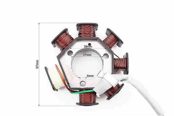 Статор магнето (генератора) (7 котушок роз'єм "мама/мама 4+3") Киев
