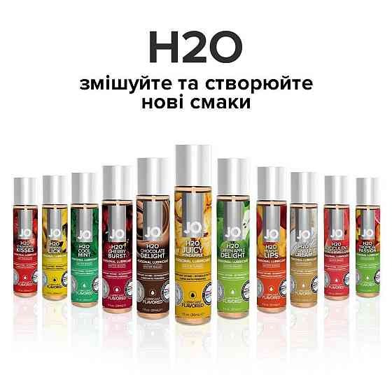 Змазка на водній основі JO H2O — Juicy Pineapple (30 мл) без цукру, рослинний гліцерин Sex Aura Київ