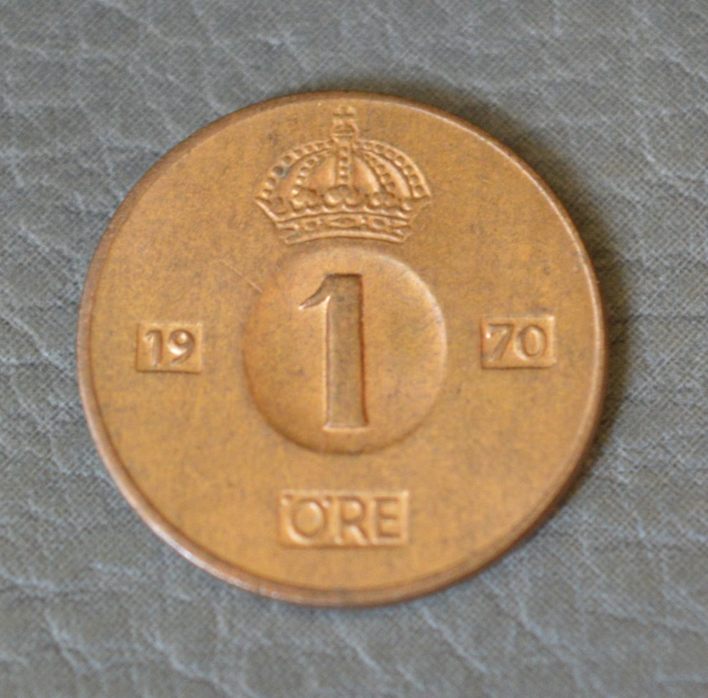 Швеция 1 эре 1970год (1) Полтава - изображение 1