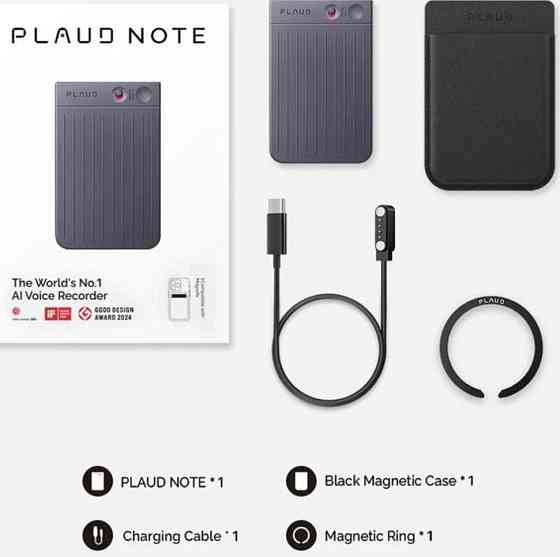 Диктофон Plaud Note ChatGPT Empowered AI Voice Recorder с интегрированным. Харьков