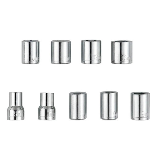 Ключ угловой торцевой 1/4 L-образный с 10 битами и 9 торцевыми головками Вінниця - фото 4