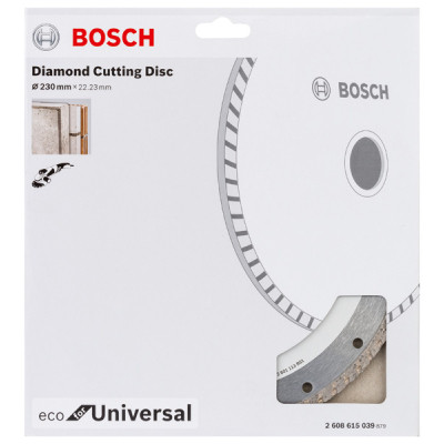 Круг відрізний Bosch ECO Universal Turbo 230-22.23 (2.608.615.039) Вінниця - фото 2