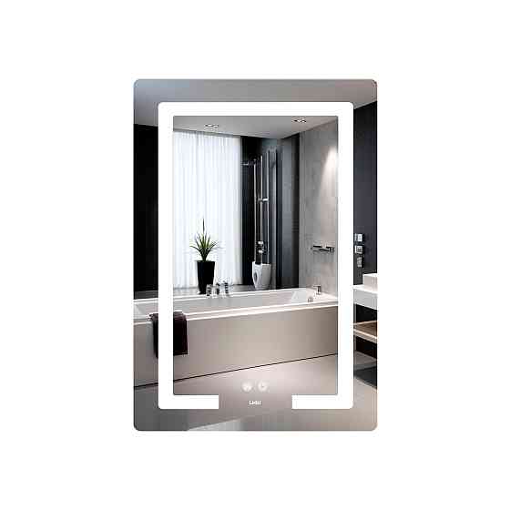 Дзеркало Lidz Kubis (KU2) 600х800 з LED-підсвіткою Touch, з антизапотіванням, з димером, рег. яскравості LD78LF937608048449 Київ