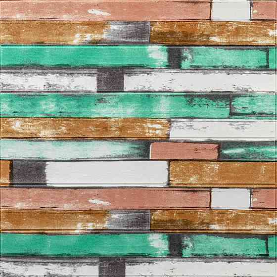 Самоклеющаяся декоративная 3D панель 700x700x5мм Мятное дерево (057) SW-00000238 Днепр