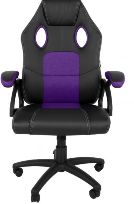 Игровое, офисное кресло Bonro YS-6056 — эргономичное кресло для гейминга и работы Фиолетовый Киев - изображение 2