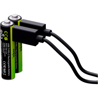 Акумулятор Verico AAA USB Type-C 600mAh 1.5V Li-ion * 2 (LoopEnergy) (1UDBT-A2WEB2-NN) Вінниця - фото 2
