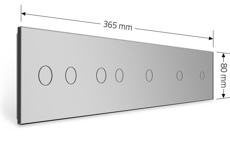 LIVOLO Рамка 5-постова для трьох 1-сенсорних та двох 2-сенсорних вимикачів (1-1-1-2-2) LIVOLO, Коломыя - изображение 2