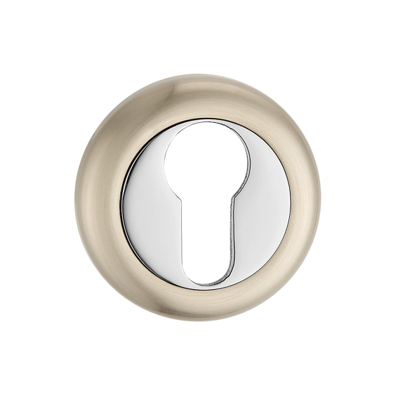 НАКЛАДКА ПІД ЦИЛІНДР E5 SN/CP МАТОВИЙ НІКЕЛЬ/ПОЛИРОВАНИЙ ХРОМ Киев