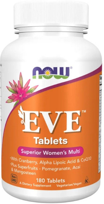 Вітаміни для жінок Єва Now Food Eve Women's Multi 180 таб Київ - фото 1
