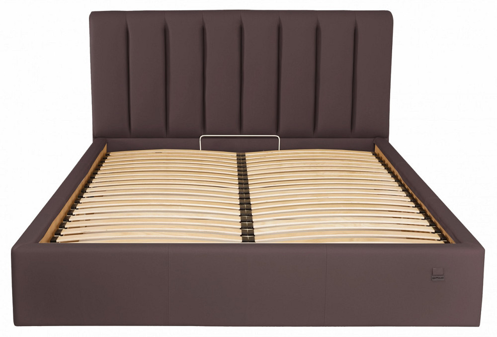 Ліжко Двоспальне Sanam Comfort 180 х 190 см Fly 2231 З підйомним механізмом та нішою для білизни Темно-коричневий Дніпро - фото 13