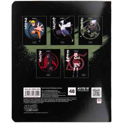 Тетрадь Kite Naruto 48 листов, клетка (NR23-259) Винница