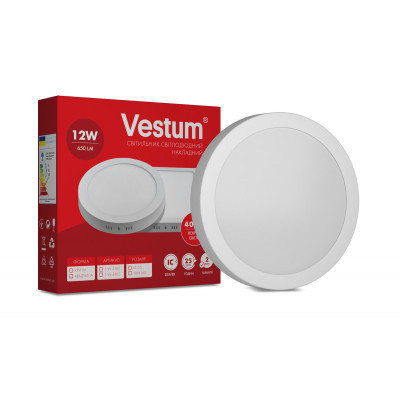 Світильник Vestum LED 12W 4000K 220V (1-VS-5302) Вінниця - фото 1