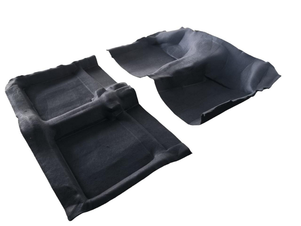 Покриття 2101-2107 без основи, кільця чорний (килим салону) (к-кт 2 шт) підлоги Мукачево - фото 1