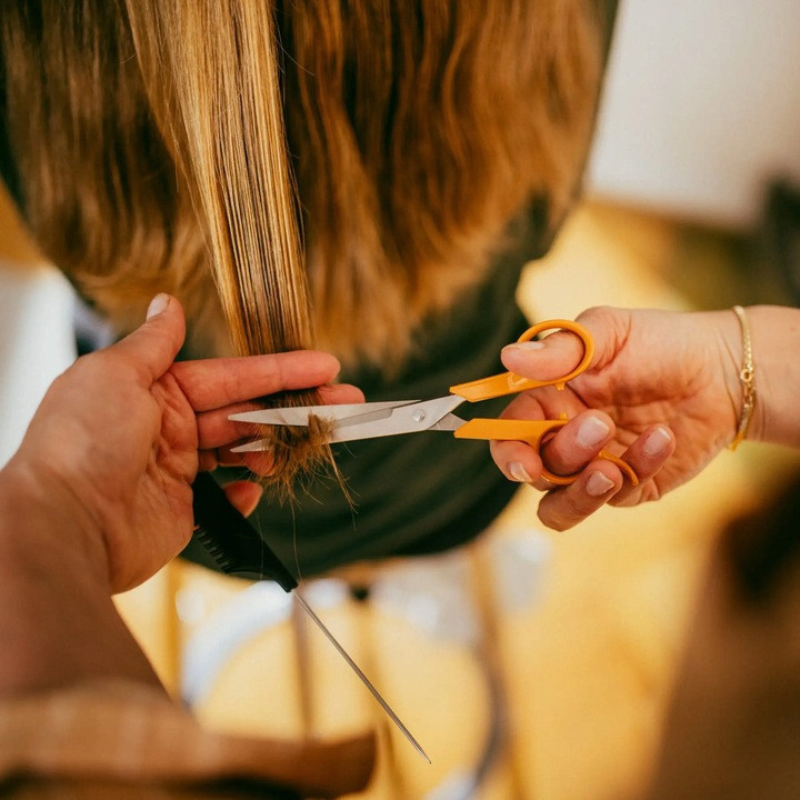 Парикмахерские ножницы для волос 17 см Fiskars 