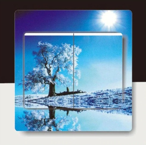 Наклейка на вимикач - 9*9см Київ - фото 1