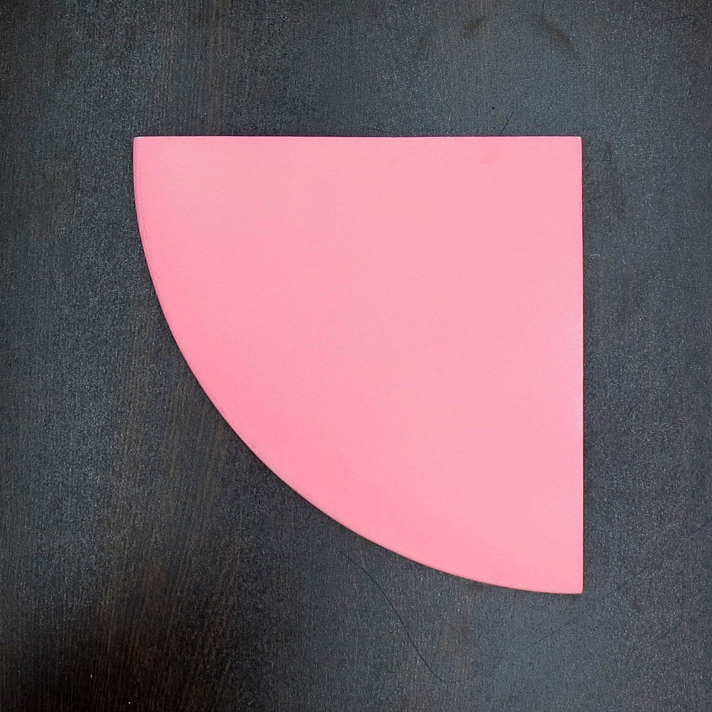 Угловая настенная полка 