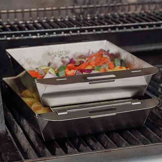 Набор вок-корзин для гриля SANTOS, нержавеющая сталь 237253 Код: 011608 Ровно