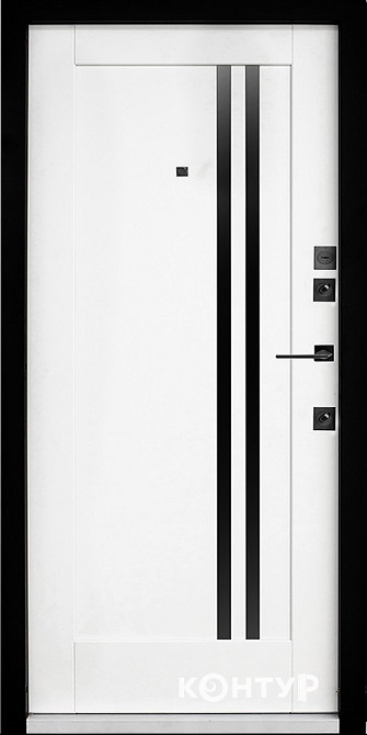 Двери квартирные, серия ТИП 3.2 модель 513/631 мусонное дерево/супермат белый Киев - изображение 2